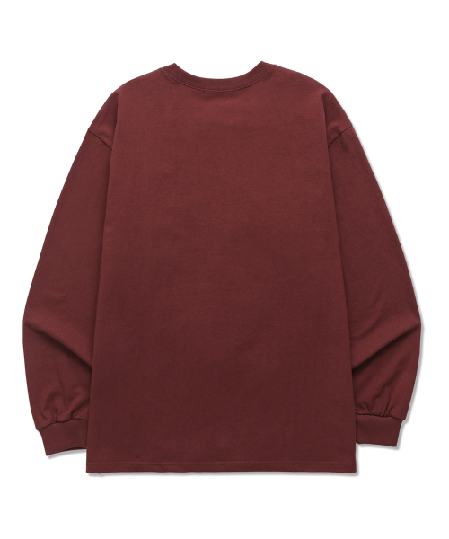 VANNWORKS(バンワークス)の「ABO ロングスリーブ (VLS0209) AB_バーガンディ(Tシャツ/カットソー・レディース・その他・S/M/L/XL/XXL)」の2枚目の写真