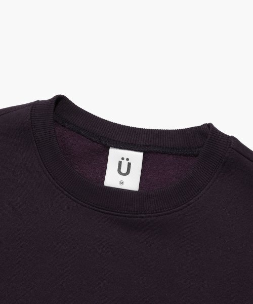 ISTKUNST(イストクンスト)の「BEAR&SMILEY SWEATSHIRTS_DARK PURPLE(IK2CFMM441A)(スウェット・レディース・その他・L/M/S)」の2枚目の写真