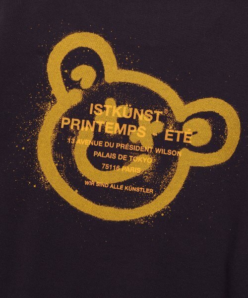 ISTKUNST(イストクンスト)の「BEAR&SMILEY SWEATSHIRTS_DARK PURPLE(IK2CFMM441A)(スウェット・レディース・その他・L/M/S)」の3枚目の写真