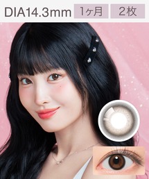 SIE.（シー）の「SIE. 1month チアーアイ (2枚入り)（コンタクトレンズ・カラコン）」
