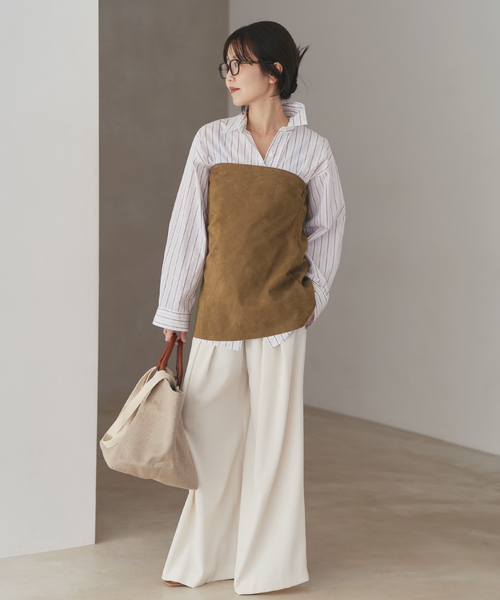 plage（プラージュ）の「Suede like ビスチェ（その他トップス・レディース・キャメル・FREE）」の21枚目の写真