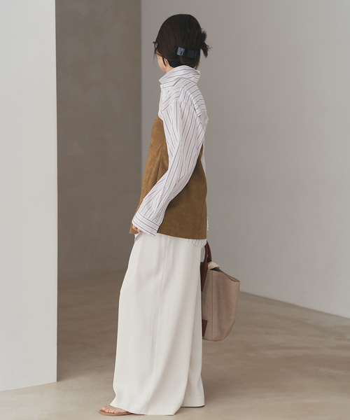 plage（プラージュ）の「Suede like ビスチェ（その他トップス・レディース・キャメル・FREE）」の4枚目の写真