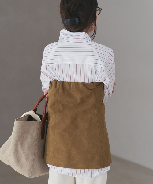 plage（プラージュ）の「Suede like ビスチェ（その他トップス・レディース・キャメル・FREE）」の10枚目の写真