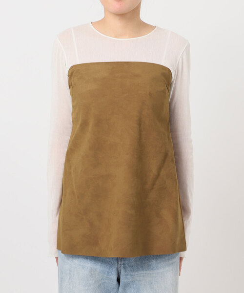 plage（プラージュ）の「Suede like ビスチェ（その他トップス・レディース・キャメル・FREE）」の11枚目の写真