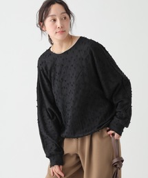 Elura | ドットジャガードブラウス/655730(シャツ/ブラウス)