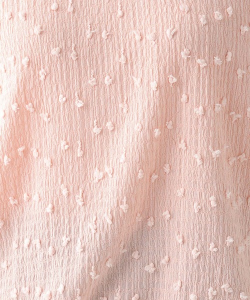 Elura（エルーラ）の「ドットジャガードブラウス/655730（シャツ/ブラウス・レディース・ライトピンク/ブラック/ホワイト・FREE）」の22枚目の写真