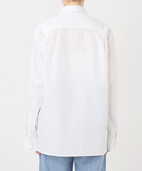 MA/RE（マレ）の「MA/RE/マレ RIBBON SHIRTS シャツ LIGHT COTTON 104 GR（シャツ/ブラウス・レディース・ホワイト/ブルー系その他・FREE/MEDIUM）」の19枚目の写真