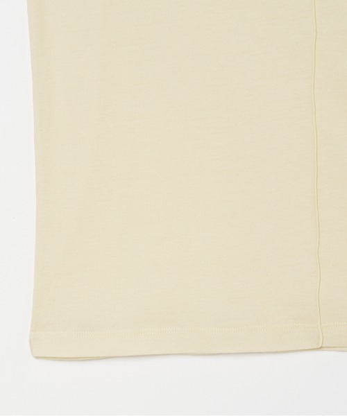 HELIOPOLE(エリオポール)の「【smooth skin series】wide crew neck(Tシャツ/カットソー・レディース・チャコールグレー/スカイブルー/アイボリー/クリーム・38)」の8枚目の写真