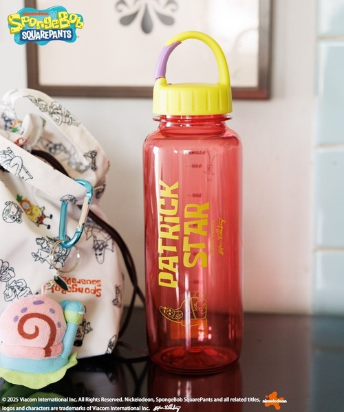 BAYFLOW(ベイフロー)の「【スポンジ・ボブ×BAYFLOW】ウォーターボトル780ml(水筒・レディース・イエロー/ピンク・0)」の1枚目の写真