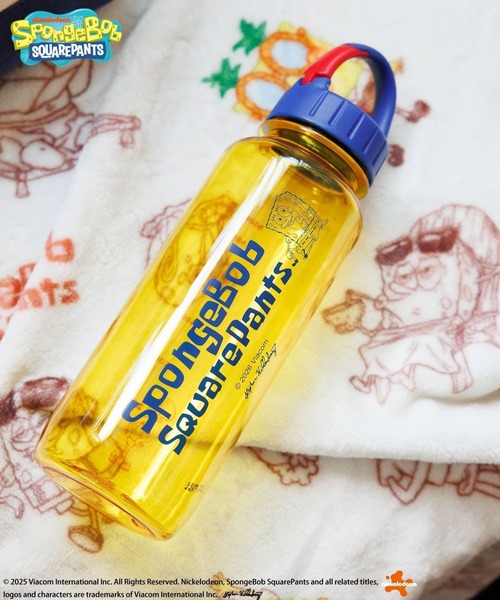 BAYFLOW(ベイフロー)の「【スポンジ・ボブ×BAYFLOW】ウォーターボトル780ml(水筒・レディース・イエロー/ピンク・0)」の2枚目の写真