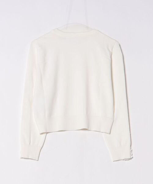 PICCIN PERLA(ピッチンペルラ)の「レーススリーブプルオーバー(ニット/セーター・レディース・ブラック/オフホワイト・M)」の17枚目の写真