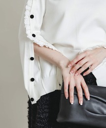 PICCIN PERLA | レーススリーブプルオーバー(ニット/セーター)