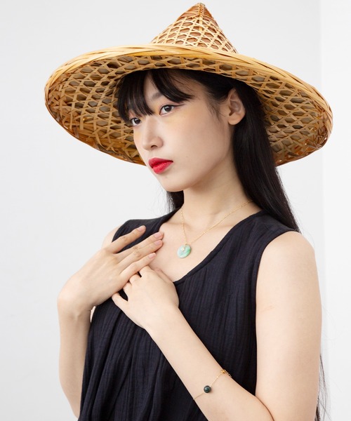 チャイハネ(チャイハネ)の「【チャイハネ】翡翠リングネックレス(ネックレス・レディース・ホワイト系その他・FREE)」の5枚目の写真