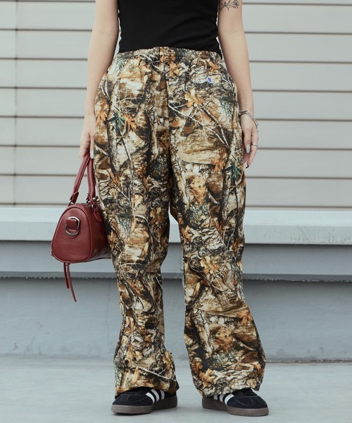 Champion（チャンピオン）の「Champion/チャンピオン LONG PANTS カモ柄 ロングパンツ 2026年春夏（チノパンツ・メンズ・ブラック系/ベージュ系・M/L/XL）」の18枚目の写真