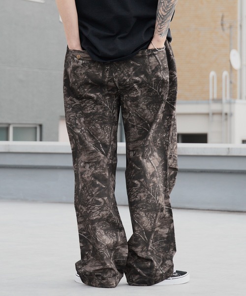 Champion（チャンピオン）の「Champion/チャンピオン LONG PANTS カモ柄 ロングパンツ 2026年春夏（チノパンツ・メンズ・ブラック系/ベージュ系・M/L/XL）」の7枚目の写真