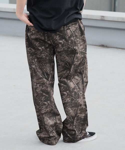 Champion（チャンピオン）の「Champion/チャンピオン LONG PANTS カモ柄 ロングパンツ 2026年春夏（チノパンツ・メンズ・ブラック系/ベージュ系・M/L/XL）」の8枚目の写真