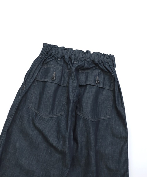 OMNIGOD womens / オムニゴッド] 6ozデニム パラシュートベーカー