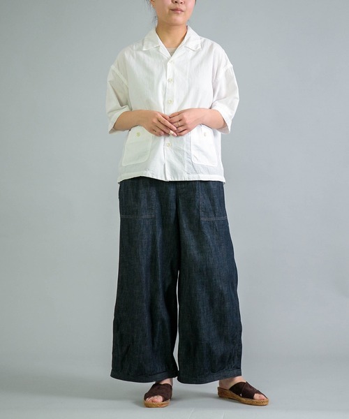 OMNIGOD womens / オムニゴッド] 6ozデニム パラシュートベーカー