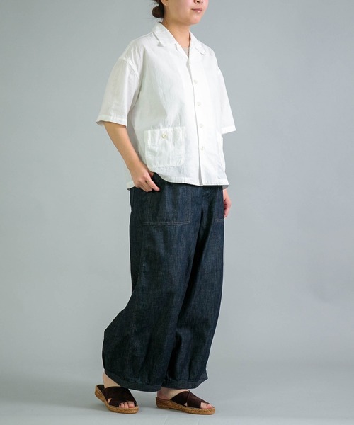 OMNIGOD womens / オムニゴッド] 6ozデニム パラシュートベーカー