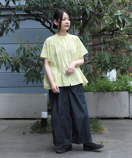OMNIGOD womens / オムニゴッド] 6ozデニム パラシュートベーカー