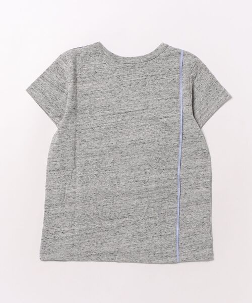 RAGMART(ラグマート)の「パッチワーク半袖Tシャツ(Tシャツ/カットソー・キッズ・ブルー/グレー・100cm/120cm/130cm/110cm)」の3枚目の写真