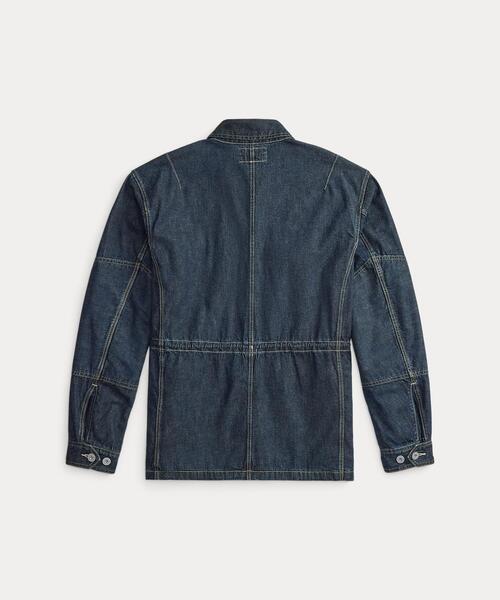 RRL（ダブル アール エル）の「インディゴ デニム フィールド ジャケット（デニムジャケット・メンズ・ブルー・L/M/S/XL/XS/XXL）」の2枚目の写真