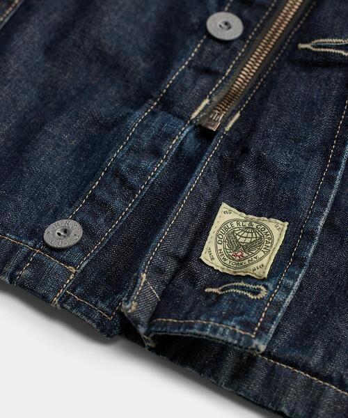 RRL（ダブル アール エル）の「インディゴ デニム フィールド ジャケット（デニムジャケット・メンズ・ブルー・L/M/S/XL/XS/XXL）」の5枚目の写真