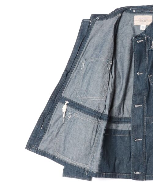 RRL（ダブル アール エル）の「インディゴ デニム フィールド ジャケット（デニムジャケット・メンズ・ブルー・L/M/S/XL/XS/XXL）」の9枚目の写真