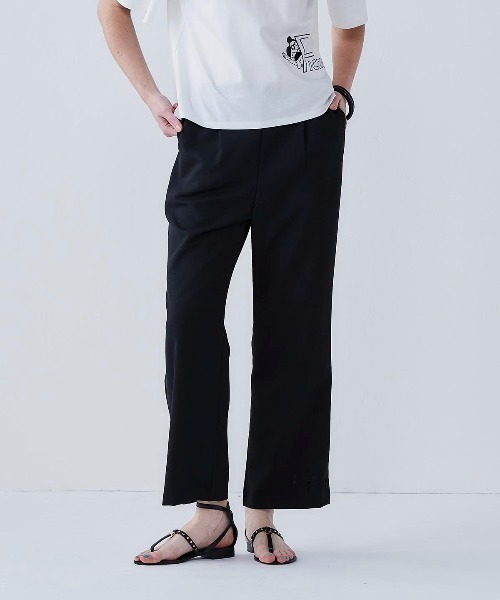 STUDIO PICONE（スタジオピッコーネ）の「裾カットワークUV冷感パンツ（その他パンツ・レディース・イエロー/ベージュ/ブラック/ホワイト・LL/L/M）」の18枚目の写真
