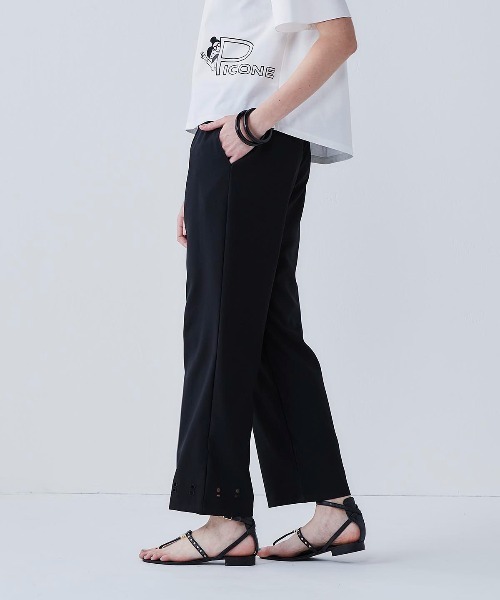 STUDIO PICONE（スタジオピッコーネ）の「裾カットワークUV冷感パンツ（その他パンツ・レディース・イエロー/ベージュ/ブラック/ホワイト・LL/L/M）」の15枚目の写真
