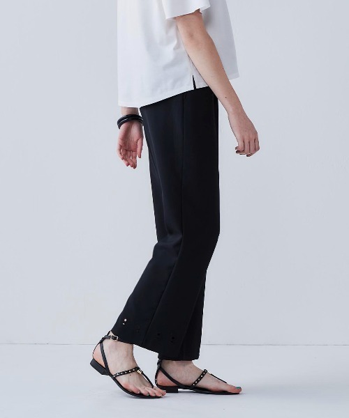 STUDIO PICONE（スタジオピッコーネ）の「裾カットワークUV冷感パンツ（その他パンツ・レディース・イエロー/ベージュ/ブラック/ホワイト・LL/L/M）」の17枚目の写真