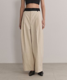 ADAM ET ROPE' | 【EMOELLE】バイカラードレスパンツ(その他パンツ)