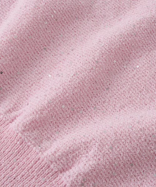 La boutique BonBon（ラブティックボンボン）の「【今すぐお届け！】ブークレスパンコールパフスリーブニット（ニット/セーター・レディース・ホワイト/ピンク/ネイビー・FREE）」の12枚目の写真