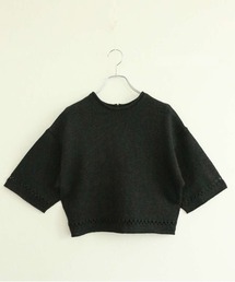 WALANCE（ワランス）の「paper knit 2way half sleeve top（カーディガン/ボレロ）」