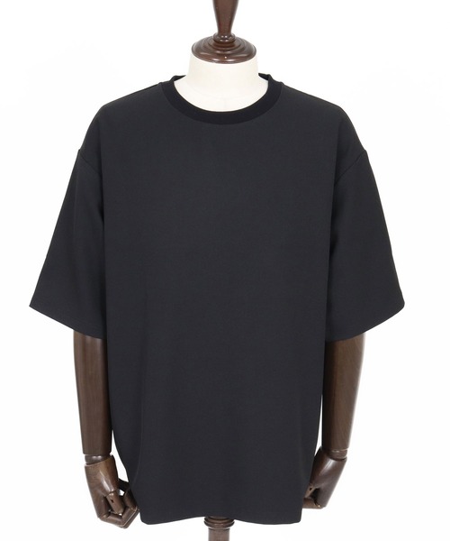 Jih Nunc(ジーヌンク)の「mt10229-ストレッチルーズシルエット5分袖カットソー(JIH-R1177)(Tシャツ/カットソー・メンズ・ネイビー/ブラック/グレー・L/M/S)」の19枚目の写真