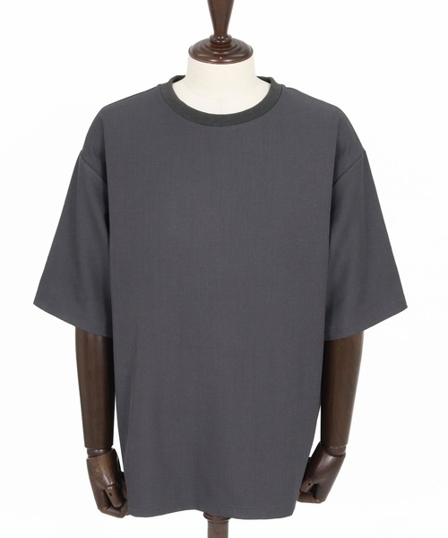 Jih Nunc(ジーヌンク)の「mt10229-ストレッチルーズシルエット5分袖カットソー(JIH-R1177)(Tシャツ/カットソー・メンズ・ネイビー/ブラック/グレー・L/M/S)」の20枚目の写真