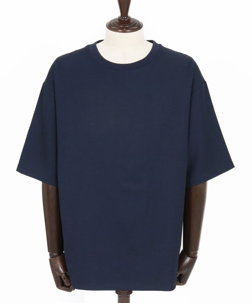 Jih Nunc(ジーヌンク)の「mt10229-ストレッチルーズシルエット5分袖カットソー(JIH-R1177)(Tシャツ/カットソー・メンズ・ネイビー/ブラック/グレー・L/M/S)」の21枚目の写真