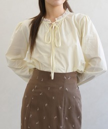 31 Sons de mode | 一部店舗限定 レース細リボンブラウス(シャツ/ブラウス)