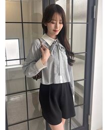 SNIDEL | バリエクロップドシャツ(シャツ/ブラウス)