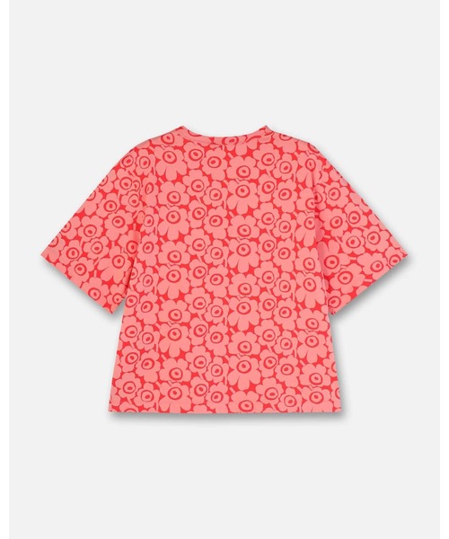 marimekko(マリメッコ)の「Juulia Unikko / T-shirt(Tシャツ/カットソー・レディース・ダークブラウン/レッド・XX-SMALL/LARGE/MEDIUM/SMALL/X-LARGE/X-SMALL)」の6枚目の写真