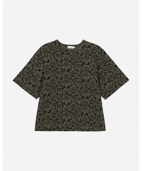 marimekko(マリメッコ)の「Juulia Unikko / T-shirt(Tシャツ/カットソー・レディース・ダークブラウン/レッド・XX-SMALL/LARGE/MEDIUM/SMALL/X-LARGE/X-SMALL)」の17枚目の写真