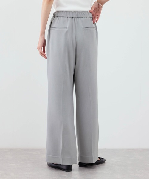 ROPE' PICNIC（ロペピクニック）の「【WEB限定サイズ】美フレアカラーパンツ（スラックス・レディース・イエロー/ブラック/サックスブルー/チャコールグレー・X-SMALL/S/M/L/XL）」の20枚目の写真