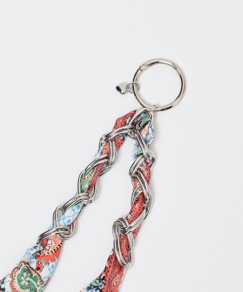 GLOBAL WORK（グローバルワーク）の「菅谷梨沙子さんコラボ/スカーフ生地チャーム/643348（チャーム・レディース・ダークブラウン/ライトグリーン・FREE）」の18枚目の写真