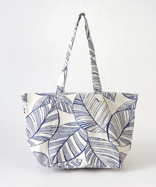 Erwan L(アルワンエル)の「Erwan L(アルワンエル) / ジップトートバッグ Vessel zip tote EL-25001 フランス製(トートバッグ・レディース・ネイビー×ホワイト/ライトブルー/レオパード/ライトグレー/ブラック×ホワイト/ブラックミックス/マルチ・FREE)」の6枚目の写真