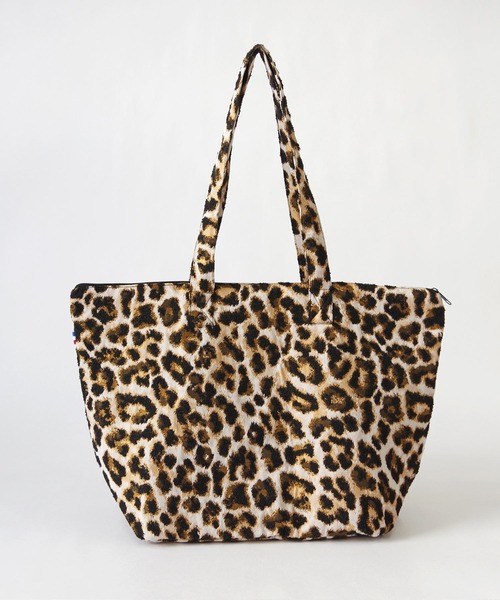 Erwan L(アルワンエル)の「Erwan L(アルワンエル) / ジップトートバッグ Vessel zip tote EL-25001 フランス製(トートバッグ・レディース・ネイビー×ホワイト/ライトブルー/レオパード/ライトグレー/ブラック×ホワイト/ブラックミックス/マルチ・FREE)」の1枚目の写真