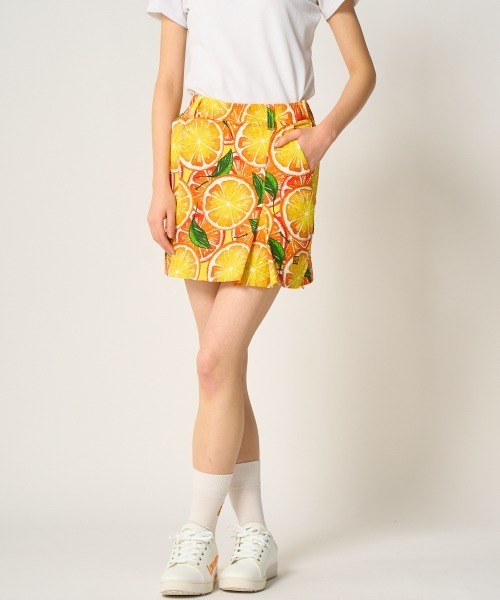Loudmouth(ラウドマウス)の「LOUDMOUTH/ラウドマウス ゴルフウェア 吸汗速乾 UVカット 接触冷感 柄 ニットサッカー スカート(スカート・レディース・その他/その他2/その他1・L/LL/M/S)」の3枚目の写真