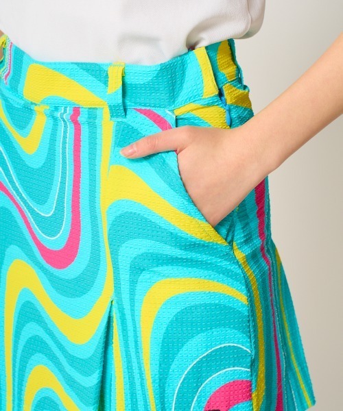 Loudmouth(ラウドマウス)の「LOUDMOUTH/ラウドマウス ゴルフウェア 吸汗速乾 UVカット 接触冷感 柄 ニットサッカー スカート(スカート・レディース・その他/その他2/その他1・L/LL/M/S)」の14枚目の写真