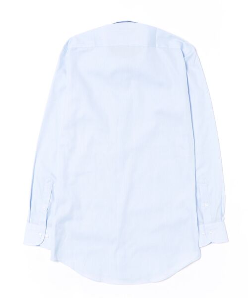 TOKYO SHIRTS(トウキョウシャツ)の「形態安定ノンアイロン ボタンダウン 長袖ビジネスワイシャツ(大きいサイズ・長いサイズ)(ビジネスシャツ・メンズ・ブルー・首回り39cm-裄丈88cm/首回り41cm-裄丈90cm/首回り42cm-裄丈90cm/首回り43cm-裄丈90cm/首回り45cm-裄丈82cm/首回り45cm-裄丈86cm/首回り45cm-裄丈90cm/首回り47cm-裄丈86cm/首回り47cm-裄丈90cm)」の7枚目の写真