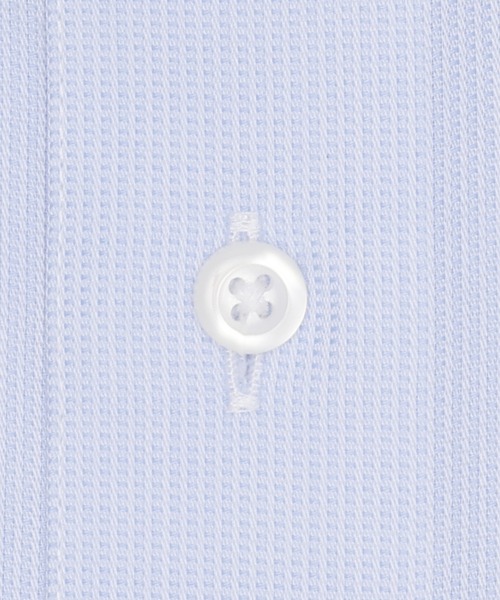 TOKYO SHIRTS(トウキョウシャツ)の「形態安定ノンアイロン ボタンダウン 長袖ビジネスワイシャツ(大きいサイズ・長いサイズ)(ビジネスシャツ・メンズ・ブルー・首回り39cm-裄丈88cm/首回り41cm-裄丈90cm/首回り42cm-裄丈90cm/首回り43cm-裄丈90cm/首回り45cm-裄丈82cm/首回り45cm-裄丈86cm/首回り45cm-裄丈90cm/首回り47cm-裄丈86cm/首回り47cm-裄丈90cm)」の4枚目の写真