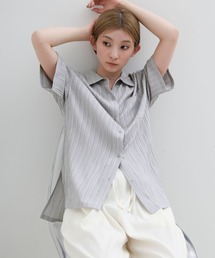 ビッグシルエットジャガードシャツ